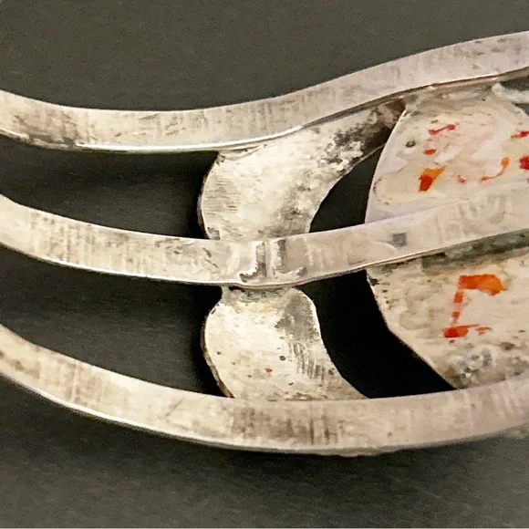 Vintage Jefferson Lee Navajo Turquoise Sterling Silver Cuff Bracelet - Picture 14 of 14